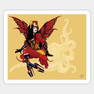 Victoria Steampunk Fairy Magnet